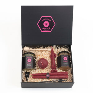 Honey Santa & Bauble Candle Gift Set